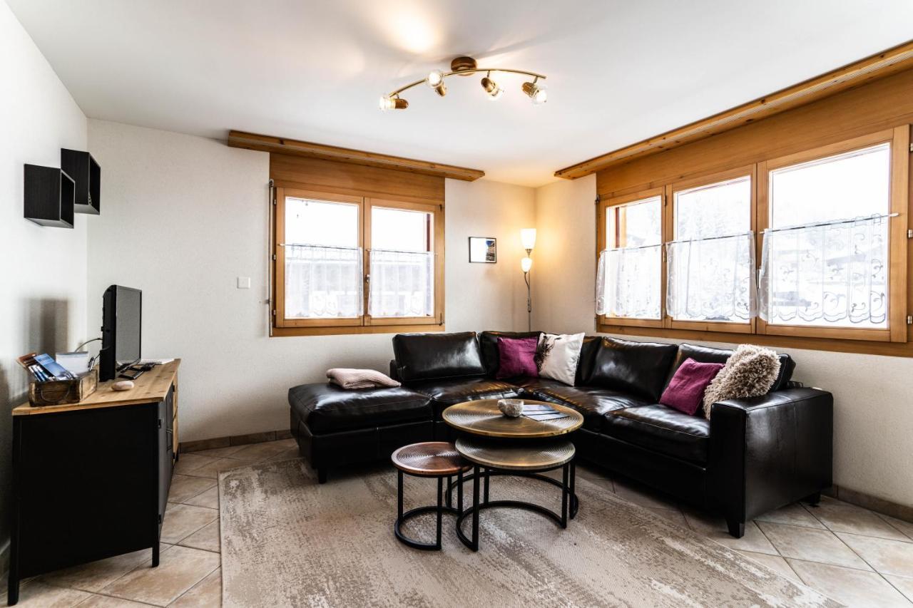 Haus Lotus, Riederalp Moosfluhbahnアパートメント エクステリア 写真