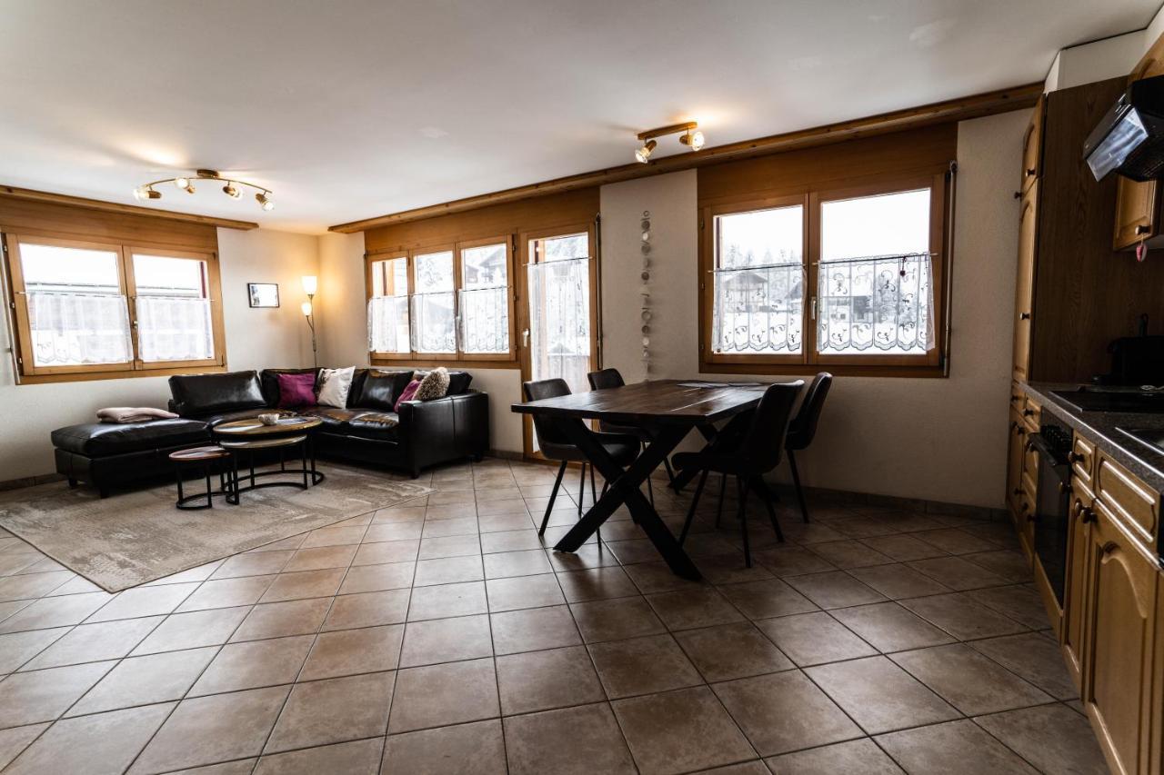 Haus Lotus, Riederalp Moosfluhbahnアパートメント エクステリア 写真