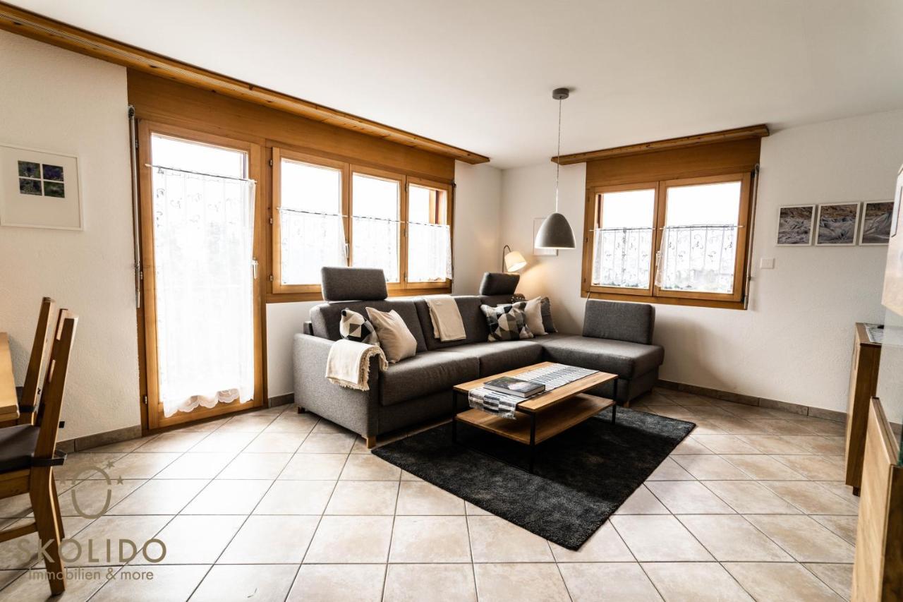 Haus Lotus, Riederalp Moosfluhbahnアパートメント エクステリア 写真