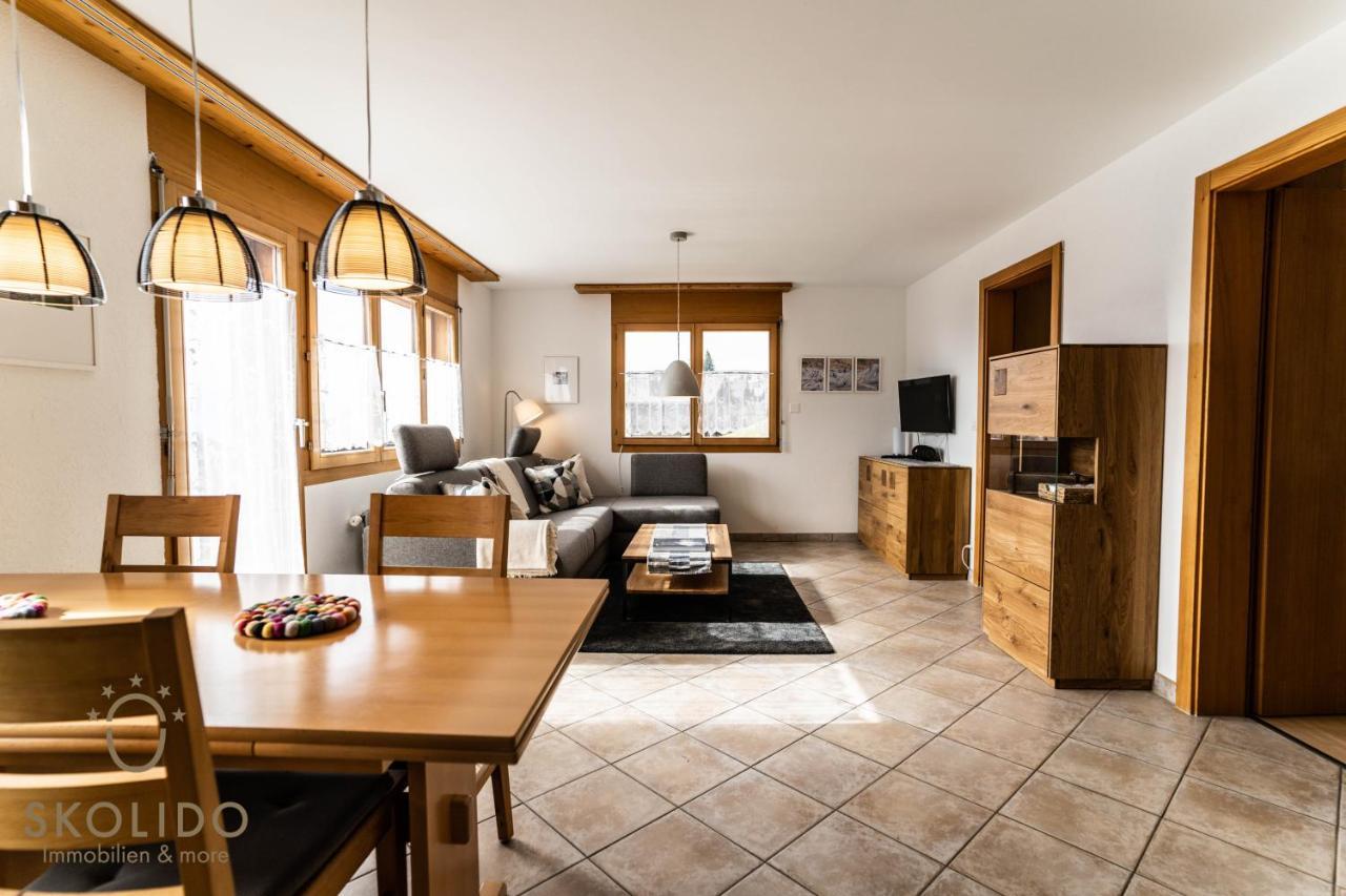 Haus Lotus, Riederalp Moosfluhbahnアパートメント エクステリア 写真