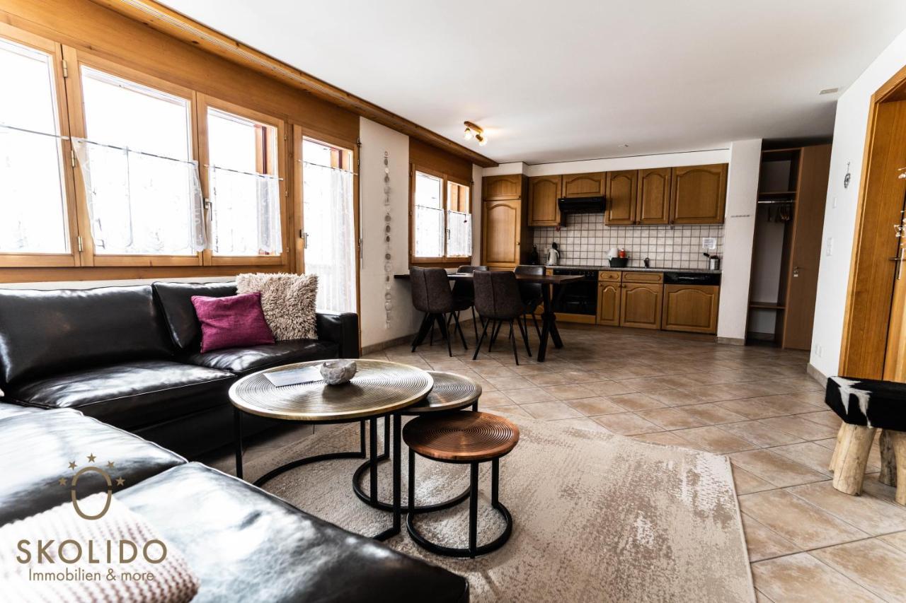 Haus Lotus, Riederalp Moosfluhbahnアパートメント エクステリア 写真